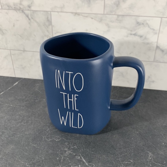 NWT Rae Dunn INTO THE WILD blue ceramic mug - Picture 2 of 3